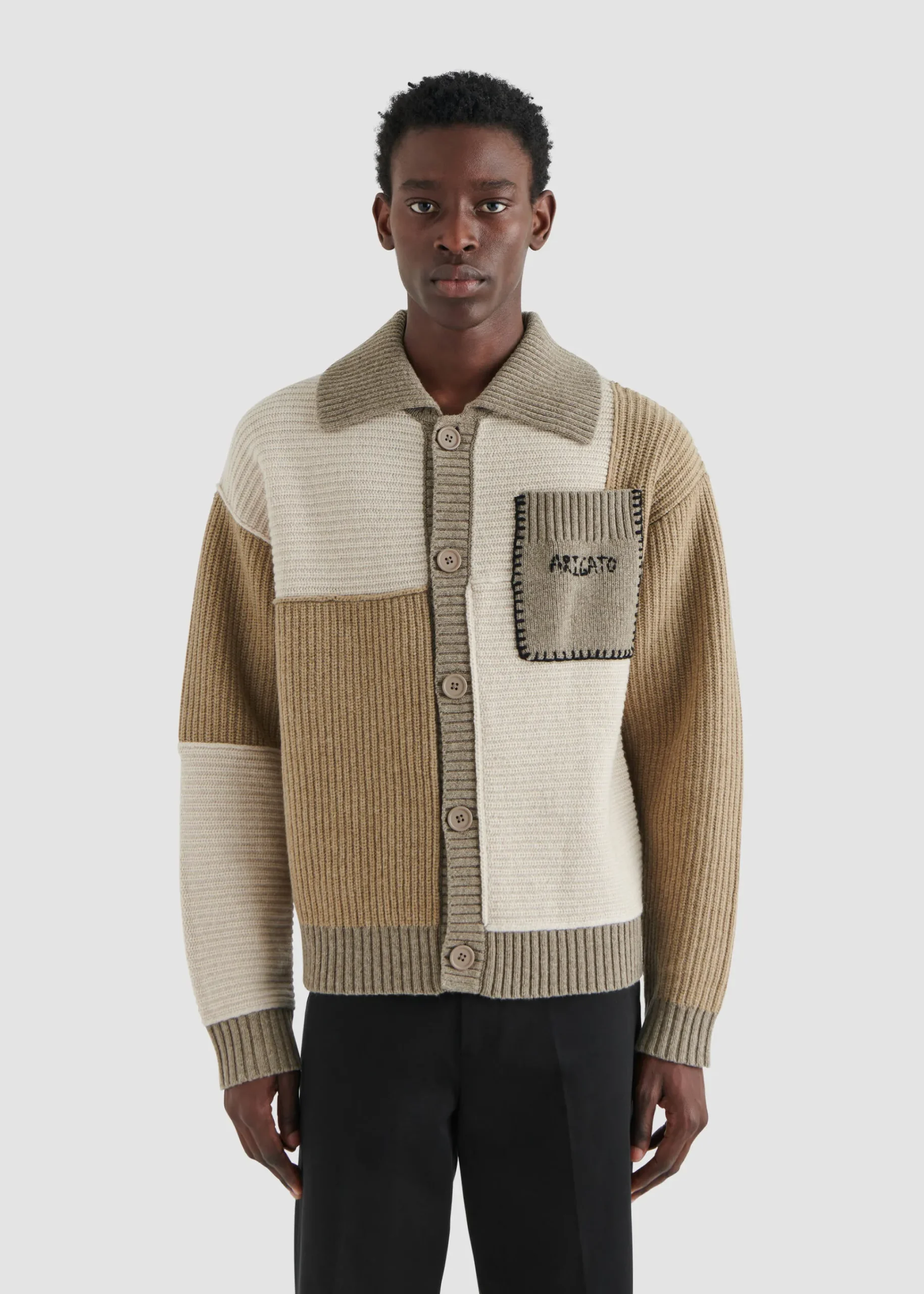 Franco Patch Cardigan
